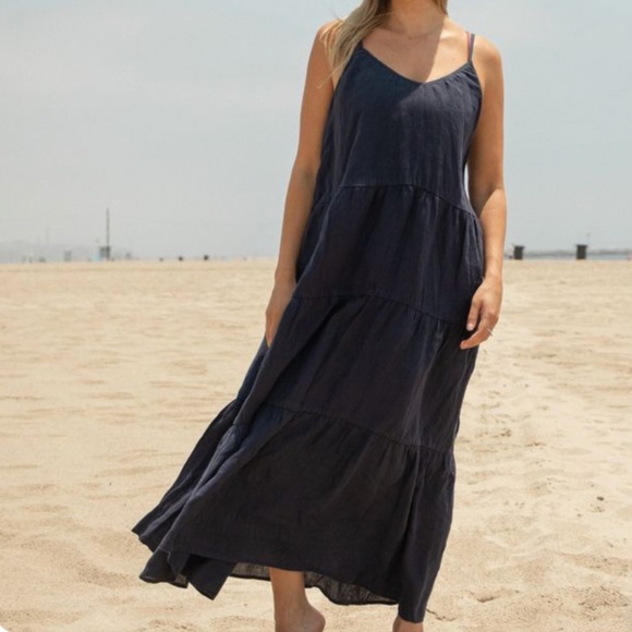 Left On Friday, Sunday Dress, NAVY, size S-M - Picture 1 of 3